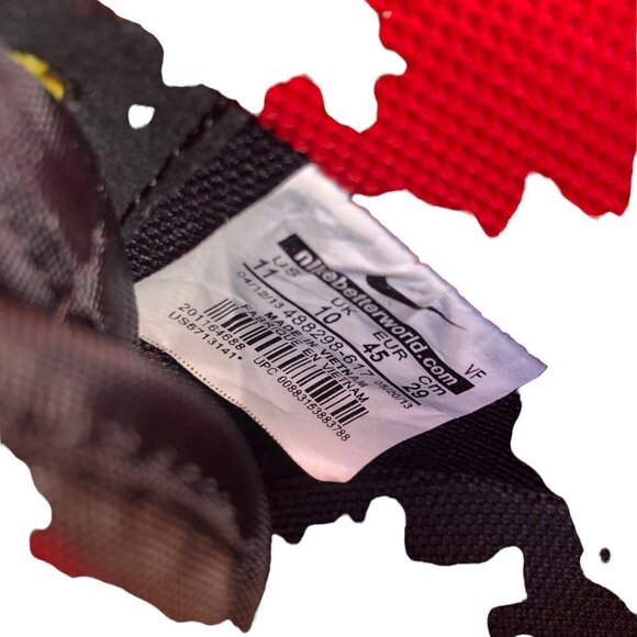 Rare 2014 Nike Air Force 1 Low Red Paisley Size 11 - Picture 12 of 13